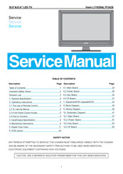 Haier LY19Z6 Service Manual