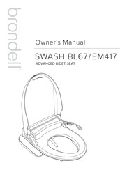 brondell Swash Select EM417-EW Owner's Manual