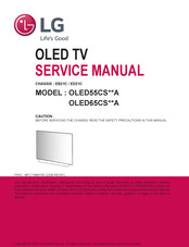 LG OLED65CS A Series Service Manual