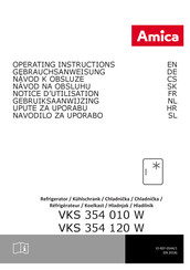 Amica VKS 354 120 W Operating Instructions Manual