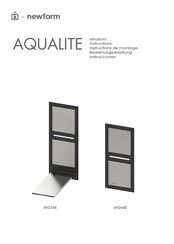 newform AQUALITE 69236E Instructions Manual