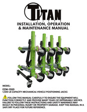 Titan EZM-1500 Installation, Operation & Maintenance Manual