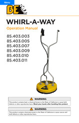 BE BE1600WAW Manual