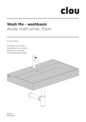 Clou Wash Me CL/02.13032 Installation Instructions Manual