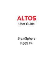 Altos BrainSphere R365 F4 User Manual