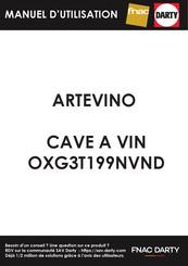 ArteVino OXMMT177NVD Manual