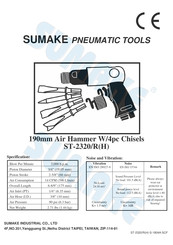 Sumake ST-2320/R Installation & Operator's Instruction Manual