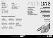 BTI ProfiLine BTI-SH 11 Original Instructions Manual