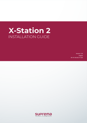 suprema XS2-QDPB Installation Manual