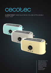cecotec CLASSICTOAST 15000 BEIGE EXTRA DOUBLE Instruction Manual