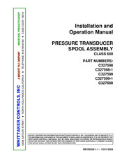 Meggitt Whittaker C327599 Installation And Operation Manual