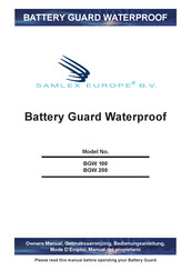 Samlex Europe BGW 200 Owner's Manual
