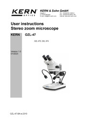 KERN Optics OZL-47 User Instructions