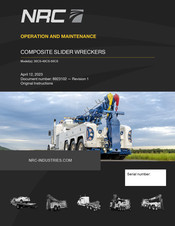 NRC 40CS Operation And Maintenance Manual