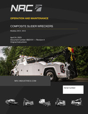 NRC 25CS Accompaniment To The Installation, Operation And Maintenance Manual