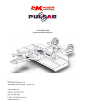 M K Martin Enterprise PULSAR 120 Operator And Parts Manual