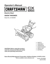Craftsman CX Series Operator's Manual