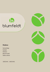 Blumfeldt Modena Quick Start Manual