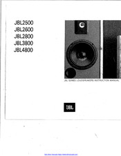 JBL 4800 Instruction Manual