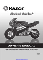 Razor Pocket Rocket PR200 Owner's Manual