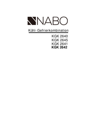 Nabo KGK 2642 Manual