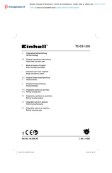 EINHELL 43.309.36 Original Operating Instructions