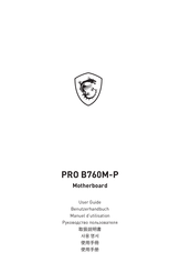 MSI PRO B760M-P User Manual