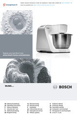 Bosch MUM54211 Operating Instructions Manual