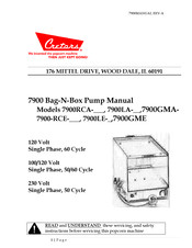 Cretors 7900 Series Manual