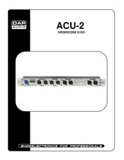 DAPAudio ACU-2 Instructions Manual