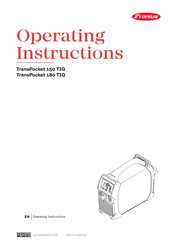 Fronius TransPocket 180 Operating Instructions Manual