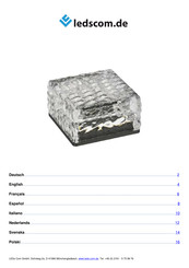 ledscom LC-EL-153-WW Assembly Instructions Manual