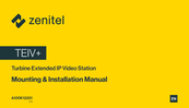 Zenitel TEIV-1+ Mounting And Installation Manual