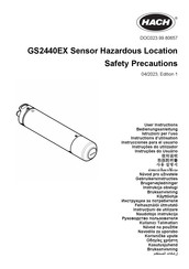 Hach GS2440EX User Instructions