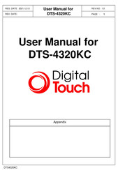 Digital Touch Systems DTS-4320KC User Manual