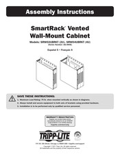 Tripp Lite SmartRack SRWO2UBRKT Assembly Instructions Manual