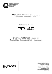 Jacto PR-40 Operator's Manual