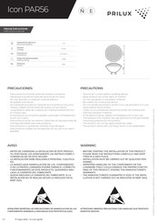 Prilux Icon PAR56 Instruction Manual