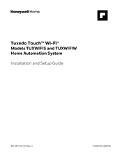 Honeywell Home Tuxedo Touch TUXWIFIW Installation And Setup Manual