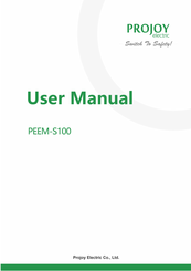 Projoy Electric PEEM-S100 User Manual