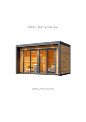 Trendwood PATIO L THERMO SAUNA Installation Manual