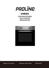 Proline CNE8X Operating Instructions Manual