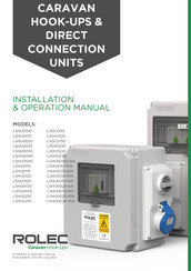 ROLEC Caravan LSDC0110 Installation & Operation Manual