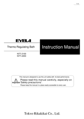 EYELA NTT-2200 Instruction Manual