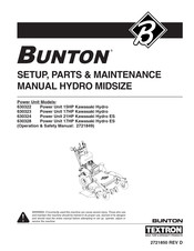 Textron Bunton 630324 Setup, Parts & Maintenance Manual