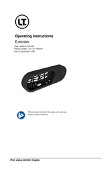 LT LTE-1-01 Series Operating Instructions Manual
