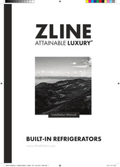 Zline RBIV-30 Installation Manual