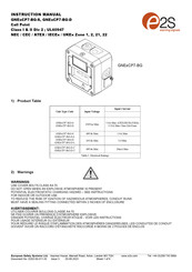 E2S GNExCP7-BG-S Instruction Manual
