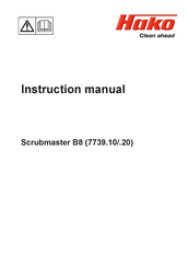 Hako Scrubmaster B8 Instruction Manual