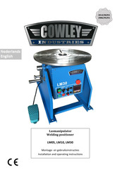 COWLEY INDUSTRIES LM10 Installation And Operating Instructions Manual